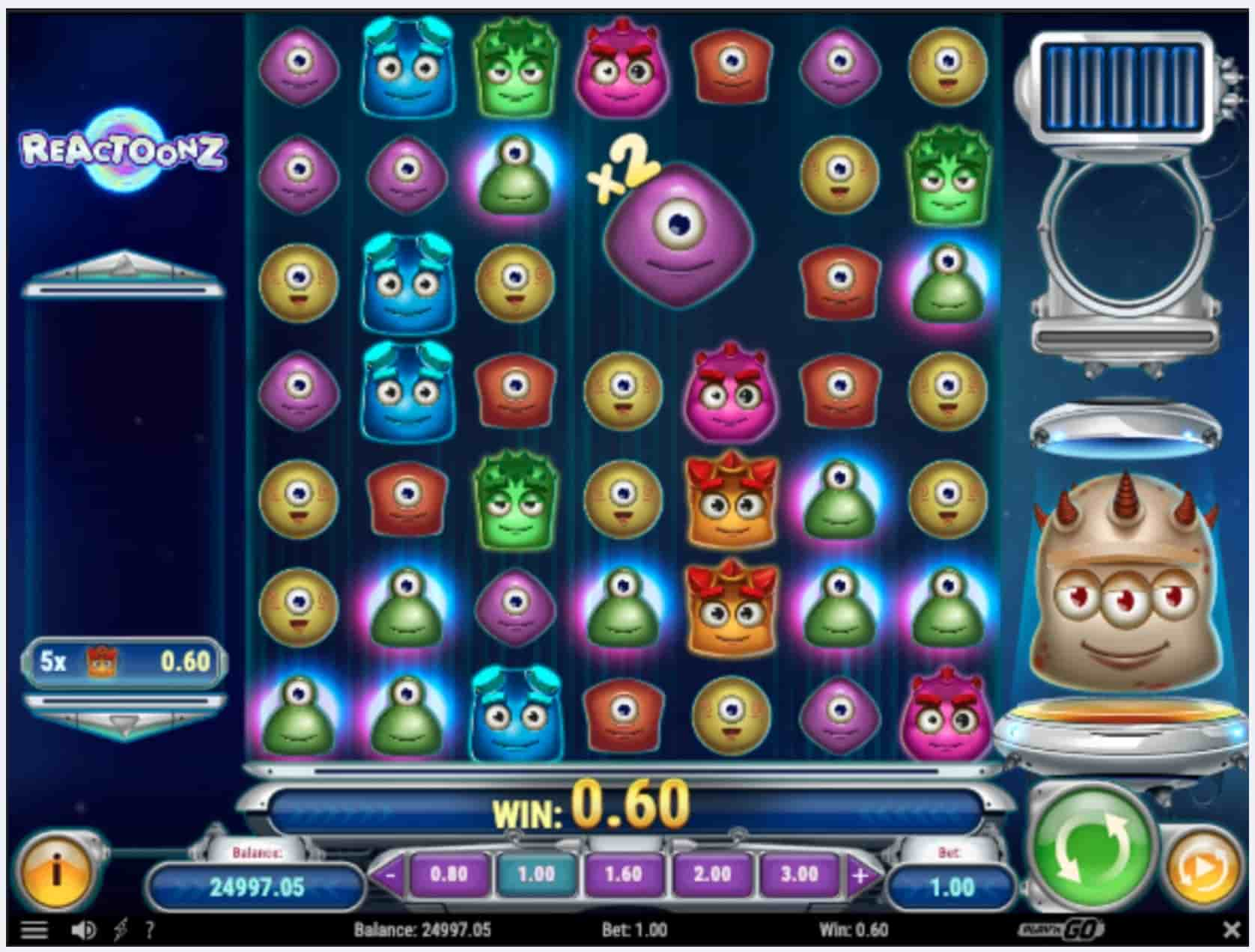 Reactoonz Slot Online